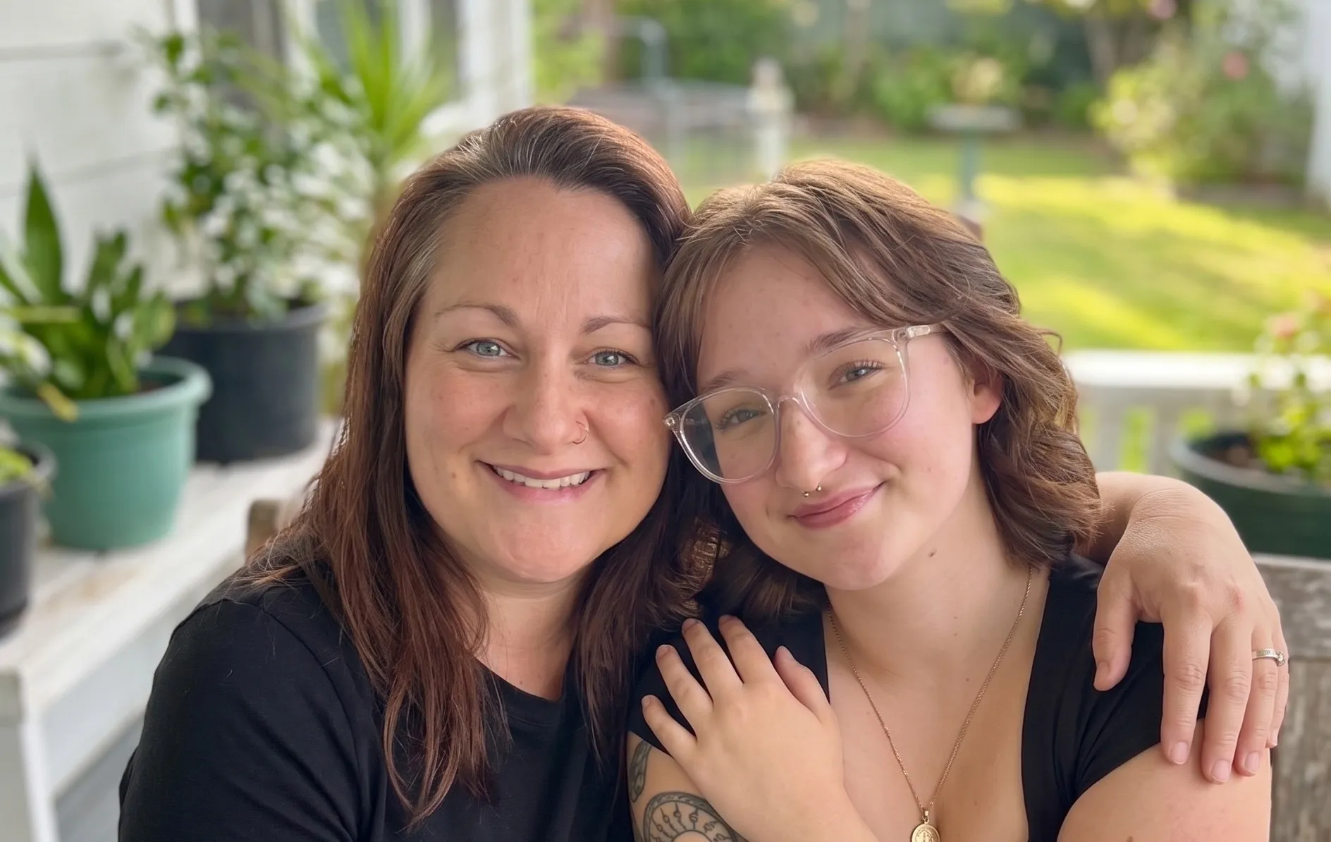 Ashley Cain and her daughter Jaylin, the two people who make up Luma Cleaning Co.